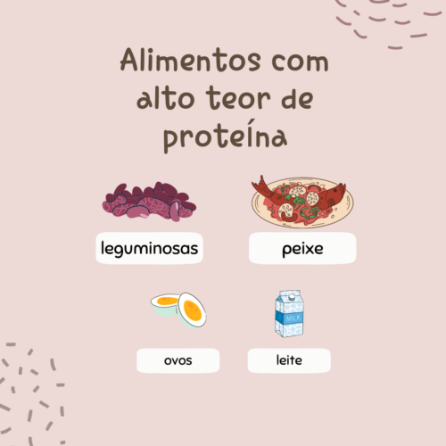 Alimentos com alto teor de proteína